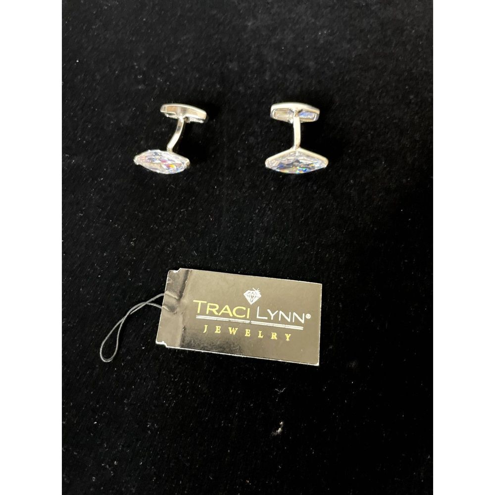 Men's Bling Cufflink - Picture 3 of 3